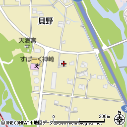 兵庫県神崎郡神河町貝野489周辺の地図