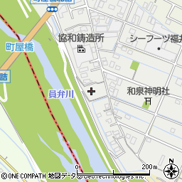 三重県桑名市和泉1350-13周辺の地図