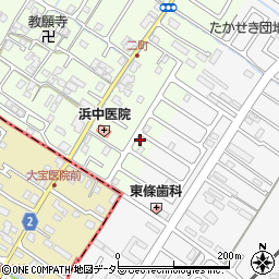 滋賀県守山市二町町30周辺の地図