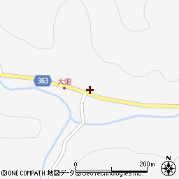 愛知県豊田市大沼町（高立）周辺の地図