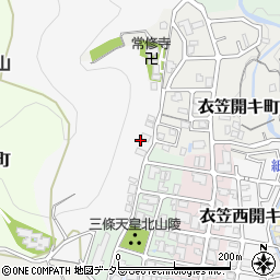 京都府京都市北区大北山鏡石町周辺の地図
