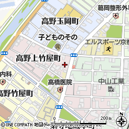 京都府京都市左京区高野上竹屋町15-8周辺の地図