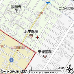 滋賀県守山市二町町30-37周辺の地図