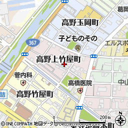 京都府京都市左京区高野上竹屋町10-14周辺の地図