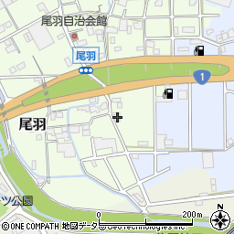 静岡県静岡市清水区尾羽269周辺の地図