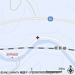 岡山県真庭市月田本100周辺の地図