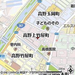 京都府京都市左京区高野上竹屋町10-16周辺の地図