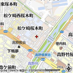 京都府京都市左京区松ケ崎東桜木町5周辺の地図