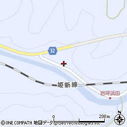 岡山県真庭市月田本155周辺の地図