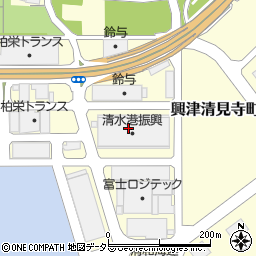 株式会社天野回漕店　現業管理部興津センター周辺の地図