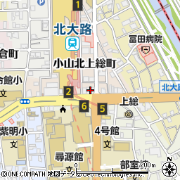 滋賀銀行北大路支店周辺の地図