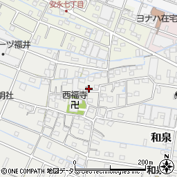 三重県桑名市和泉174周辺の地図