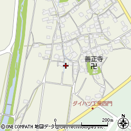 滋賀県蒲生郡竜王町岡屋1461周辺の地図