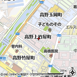 京都府京都市左京区高野上竹屋町10-17周辺の地図