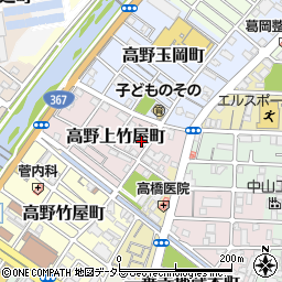 京都府京都市左京区高野上竹屋町10-8周辺の地図