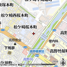京都府京都市左京区松ケ崎東桜木町8周辺の地図
