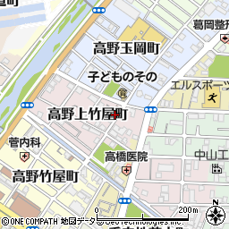 京都府京都市左京区高野上竹屋町10-7周辺の地図