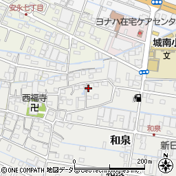 三重県桑名市和泉164周辺の地図