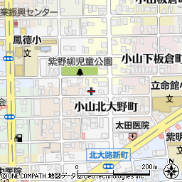京都府京都市北区小山北大野町34周辺の地図