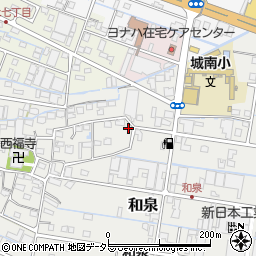 三重県桑名市和泉218周辺の地図