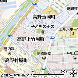 京都府京都市左京区高野上竹屋町10-6周辺の地図