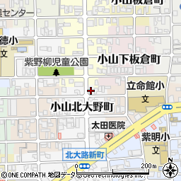 京都府京都市北区小山北大野町41周辺の地図