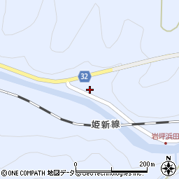 岡山県真庭市月田本169周辺の地図