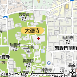 臨済宗大徳寺派龍宝山大徳寺周辺の地図