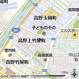 京都府京都市左京区高野上竹屋町10-5周辺の地図