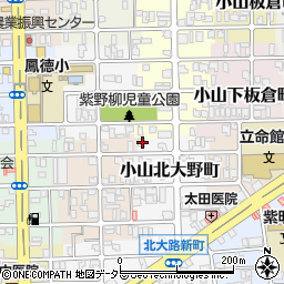 京都府京都市北区小山北大野町33周辺の地図