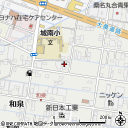 三重県桑名市和泉249周辺の地図