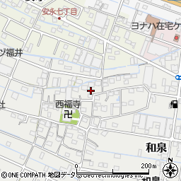 三重県桑名市和泉177周辺の地図