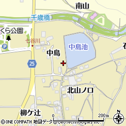 京都府亀岡市千歳町国分中島周辺の地図