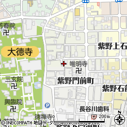 京都府京都市北区紫野上門前町7-16周辺の地図