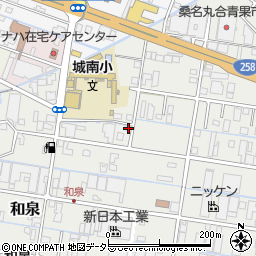 三重県桑名市和泉251周辺の地図