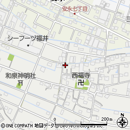 三重県桑名市和泉128周辺の地図