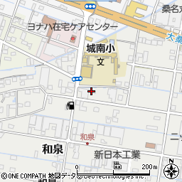三重県桑名市和泉237周辺の地図