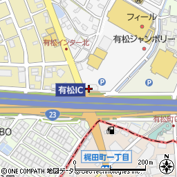 無添くら寿司 名古屋有松店周辺の地図