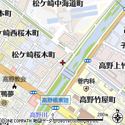 京都府京都市左京区松ケ崎東桜木町34周辺の地図
