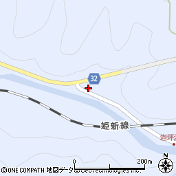 岡山県真庭市月田本216周辺の地図