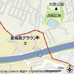 愛知県大府市北崎町大根周辺の地図
