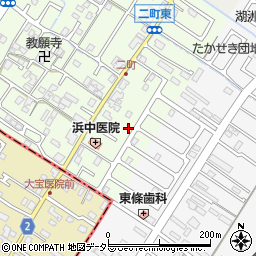 滋賀県守山市二町町30-33周辺の地図