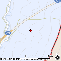 愛知県東栄町（北設楽郡）三輪（大尻平）周辺の地図