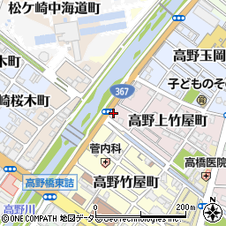 京都府京都市左京区高野上竹屋町8周辺の地図