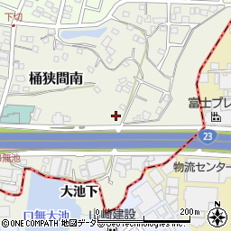愛知県名古屋市緑区桶狭間南415周辺の地図