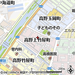 京都府京都市左京区高野上竹屋町10-35周辺の地図