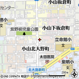 京都府京都市北区小山北大野町39周辺の地図