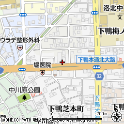 京都府京都市左京区下鴨西本町29周辺の地図