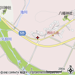 滋賀県蒲生郡日野町佐久良884周辺の地図