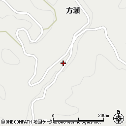 愛知県新城市連合（仲曽根）周辺の地図